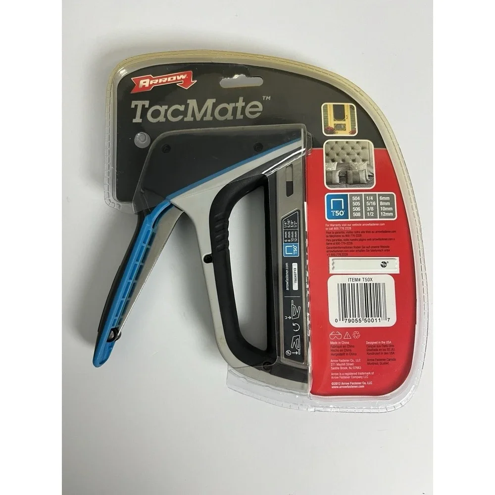 Arrow Fasteners Stapler TackMate T50X Heavy Duty Soft Grip Home‎ Projects A66